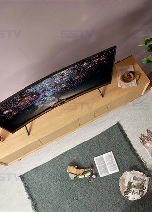 Big Screen 65" Curved TV 4K UHD Full Display Smart Television Sets 65 75 85 Inch TVs - Riparo82