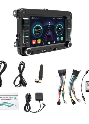 2 Din Car Radio Android 13 Car Multimedia Player GPS WiFi Carplay For Volkswagen Skoda Octavia golf 5 6 touran passat polo Jetta - Riparo82