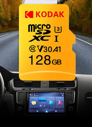 Scheda di memoria MicroSD originale KODAK C10 32GB 64GB Memori Class10 TF Micro SD SDXC 128GB 256GB 512GB A1 U3 V30 4K per fotocamera