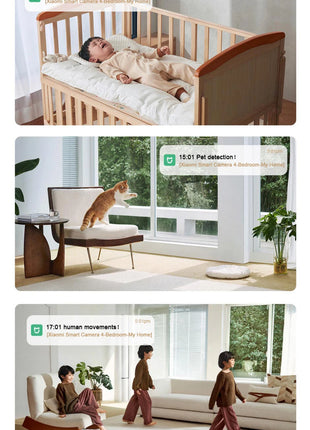 New xiaomiI Smart Camera 4 Dual-band Wi-Fi 68MP 4K HDR AI Tracking,Night VisionTwo-Way Audio,Home Security Baby Monitor CCTV CN - Riparo82