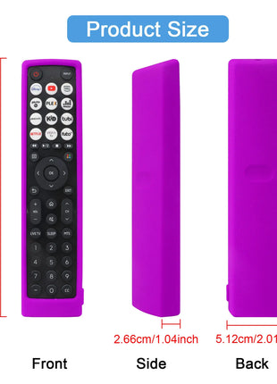 Silicone Case Fit for Hisense Smart Vidaa TV remote control EN2J36H EN2F36H EN2D36H ERF2N36H Protective Sheath Cover Anti-Slip ﻿ - Riparo82