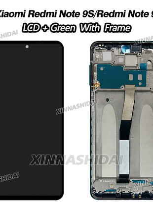Nuovo Display LCD per Xiaomi Redmi Note 9S LCD M2003J6A1G Display Touch Screen Con Cornice per Redmi Note 9 Pro Sostituzione Dello Schermo - riparo82