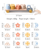 Giocattoli Montessori treno in legno per giocattolo di compleanno per bambini con numeri e blocchi gioco Toddler Boys And Girls1 2 3 4 5 giocattolo per l'apprendimento del bambino - riparo82