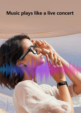 Xiaomi AI Smart Glasses with Camera Sunglasses Mini Camera Video Recorder Wireless Bluetooth Call Anti-blue Glasses for Man Wome - Riparo82