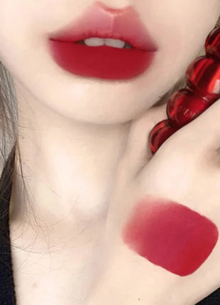 Matte Velvet Lipstick Cute Gourd Shape Easy To Wear Solid Lip Gloss Waterproof Non-stick Cup Lip Tint Korea Makeup Cosmetics - Riparo82