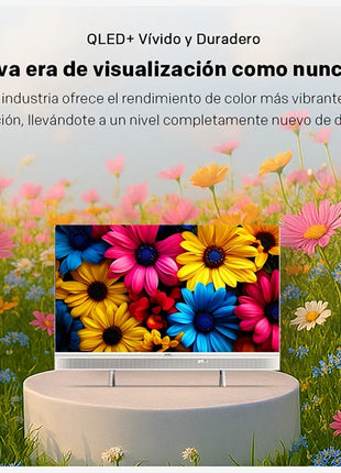 Metz 32Mqe7100Z 32" Hd Qled Google Tv |   Eyecare 3.0, Hdr10, White Design with Handle, Type-C Power, Front Speaker - Riparo82