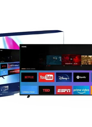 Smart TV Full high definition 1080P 4k 32 42 43 50 55 65 75 Android Light Emitting Diode TV Flat Panel - Riparo82
