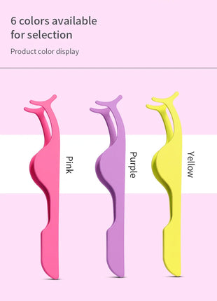 1 Pc False Eyelashes Tweezer Fake Eye Lash Applicator Makeup Tools Auxiliary Curler Mink Eyelashes Professional Tweezer Tools - Riparo82