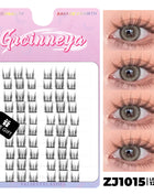 GROINNEYA DIY Lashes Extension Kit Cute Cat Paw False Eyelashes for Enlarged Eyes Korean Actress Natural Make Up - Riparo82