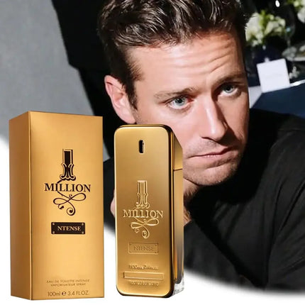 100ml Perfume Golden Million Gold Brick Extrait - Men's Long-Lasting Woody Perfume Men's Perfume Pray Fragrance Cologne