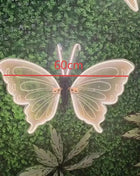 Farfalle a LED per matrimoni, apertura e chiusura automatica, ali luminose realistiche, arredamento perfetto per feste e Natale - riparo82