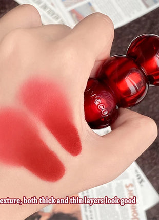 Matte Velvet Lipstick Cute Gourd Shape Easy To Wear Solid Lip Gloss Waterproof Non-stick Cup Lip Tint Korea Makeup Cosmetics - Riparo82