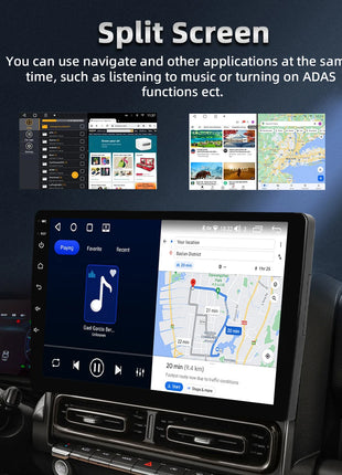 Hikity Wireless CarPlay Android Auto Car Radio For Toyota RAV4 2001-2006 BT Multimedia Player GPS WiFi Head Unit 2din autoradio - Riparo82
