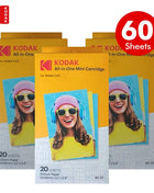 Cartucce di carta C210 All-in-One originali KODAK Set levazione 4Pass Stampa Tchnologia 20 40 60 100 Pacchetto stampante fotografica Iink