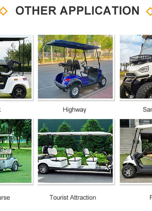 2024 High Quality Best Price 800w 15 Tube Four Wheel Electric Tricycle with Roof for Adult Golf Cart Electric with Roof - Riparo82