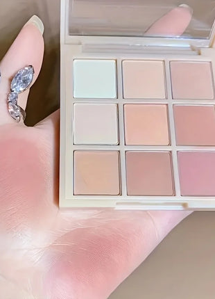 Multifunctional Eyeshadow Palette 9 Colors Various Shades Long Lasting Moisturizing Eye Shadow Palettes for Women Makeup Kit - Riparo82