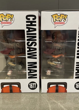 Chainsaw Man (varianti Chase) # 1677 Figure Funko Pop Ufficiale Genuino Edizione Limitata Colleziona Figure Chainsaw Man Fans Gift