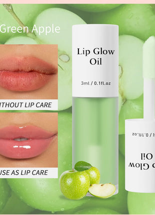 Lip Glaze Lip Oil Moisturizing Shiny Lipgloss Long lasting Makeup Lip Tint Lips Moisturizer Jelly Lipstick Oil Moisturizing Balm - Riparo82
