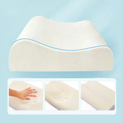 Toddler Pillow for Sleeping Ergonomic Memory Foam Bed Pillow Breathable Nap Time Pillows soft Skin-Friendly Travel Cushion