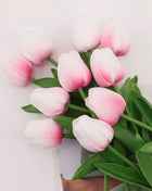 1/5/10/15PCS Tulips Artificial Flowers Real Touch Flowers Tulip Bouquet Decor Fake Tulips Flower for Home Wedding Decorations