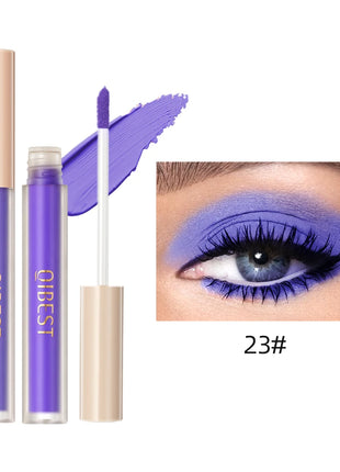 24 Colors Matte Liquid Eyeshadow Cream Nude Eye Makeup Long Lasting Eye Shdaow Stick Blush Purple Green Blue Red Contour Shadow - Riparo82