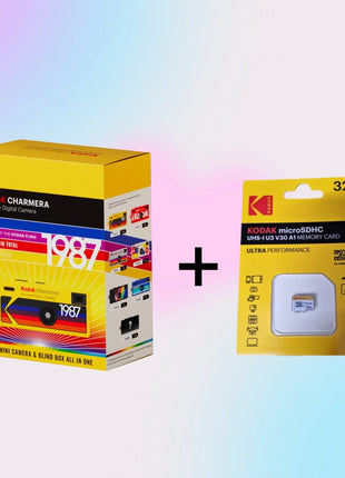 Kodak Charmera Portachiavi 35MM/F2.4 Fotocamera digitale 1987 con Flash Mini fotocamera digitale 5 colori Fotocamera a colori casuali per regalo ﻿