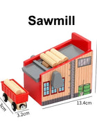 Tutti i tipi di binari del treno in legno Accessori Binari ferroviari in legno di faggio Ponte in legno Tunnel adatto per binari in legno Giocattoli per bambini - riparo82