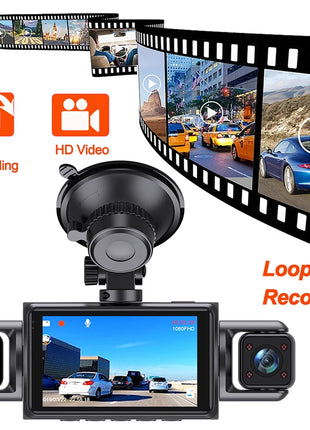 Dashcam For Cars 4 Channel Black Box Wifi Driving Camera Fhd 1080p Night Vision Loop Recording Add Hardwire Kit Car Accessories - Riparo82