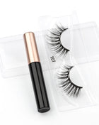 1 Pair Magnetic Eyelashes Wispy 3D Mink Lashes Natural Long Faux Cilios Eyelash Extension Handmade False Eyelashes Makeup Tools