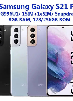 C Samsung Galaxy S21 Plus S21+ 5G G996U1 6.7" 8GB RAM 128/256GB ROM Processore Snapdragon 888 NFC Octa Core Smartphone sbloccato
