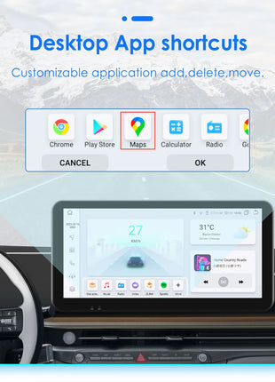 10.33inch 1 DIN Universal Android Car Radio Multimedia Video Player Rotatable Auto Touch Screen DSP Carplay Headunit WIFI 7862 - Riparo82