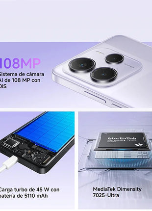 Redmi Note 14 5G Global Version Smartphone NFC MediaTek Dimensity 7025-Ultra 108MP Camera 5110mAh Battery 120Hz - Riparo82