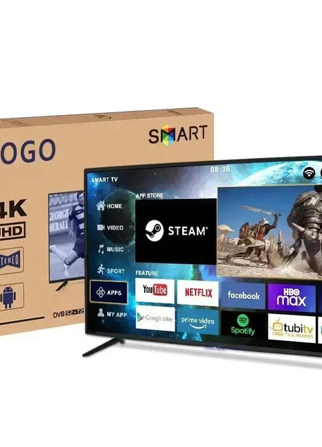 Large Size Television 55 65 75 85 Inch LED Smart 4K UHD TV Borderless Gaming LAN Hotel Wholesale - Riparo82