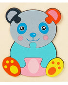 Set di puzzle in legno per bambini Montessori Giochi per bambini per bambini Giocattoli educativi e per l'intelligenza 1 2 3 4 anni - riparo82