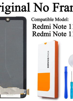 2201117 TG 2201117 SG Premium Lcd per Xiaomi Redmi Note 11 Display Touch Screen Digitizer Pannello di montaggio per Redmi Note 11S LCD - riparo82