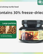 YEE Turtle Food 1.5/3/5.5mm High Protein Floating Pallets for Alligator Snapper,Red-Eared Slider&Aquatic Turtles Starter Feed - Riparo82
