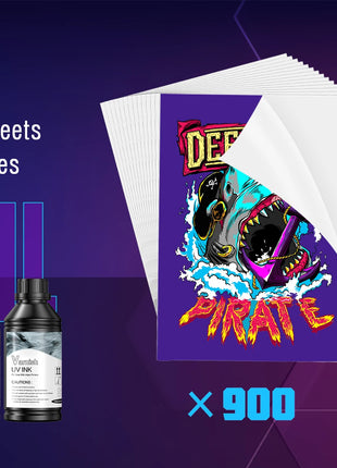 Stampante UV DTF A3 per stampante flatbed UV A3/A4 L805 Macchina stampante UV A4 per stampa vernice Stampante per adesivi in legno acrilico metallo