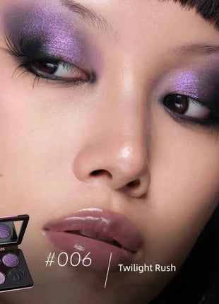 Kaleidos Glitter Eyeshadow Makeup Palette 4Colorful High Pigmented Shimmer Glitter Eye Shadow Make Up Pallet Gift Set