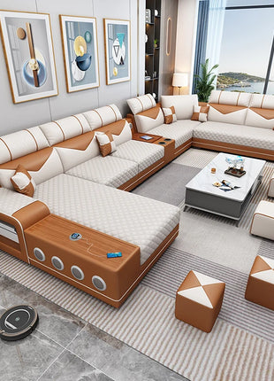 Divani da soggiorno di design nordico Divano da pavimento in pelle Divani replica reclinabili Decorazioni rilassanti Balcone Muebles Mobili per hotel