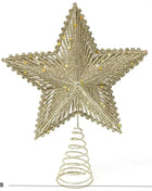 25 centimetri Albero Di Natale Top Glitter Oro Argento Stella Casa Ornamenti Per L'albero Di Natale Decorazione Di Natale Per La Casa 2024 Natal Capodanno 2025 - riparo82