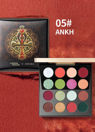 ZEESEA Maya 16 Color Eyeshadow Palette Eye Shadow Delicate Matte Pearl Glow Shimmer Eyeshadow Paletten Eye Makeup Beauty - Riparo82