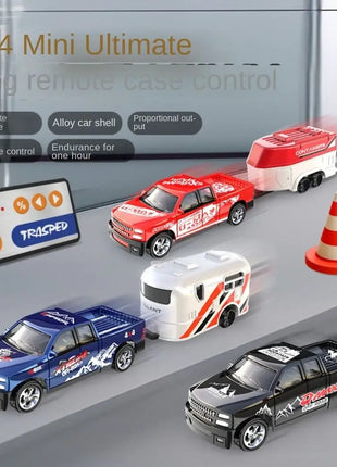 RC Cars 2.4G 5 canali 1:64 lega Mini telecomando SUV Drifts One Hour Long Endurance veicolo fuoristrada elettrico per bambini