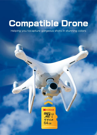 Scheda micro SD Kodak U3 16GB 32GB 64GB 128GB SDXC/SDHC classe 10 Scheda di memoria Flash micro sd 32gb sdcard per smartphone