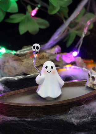 Halloween new resin ghost ship aromatherapy home desktop decoration ghost ship return incense rack burner - Riparo82