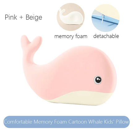 Cartoon Kids Pillow for Sleeping, Adjustable Kids Memory Foam Pillow for Bed Set, Breathable and Soft Pillows for Kids Boy Girl