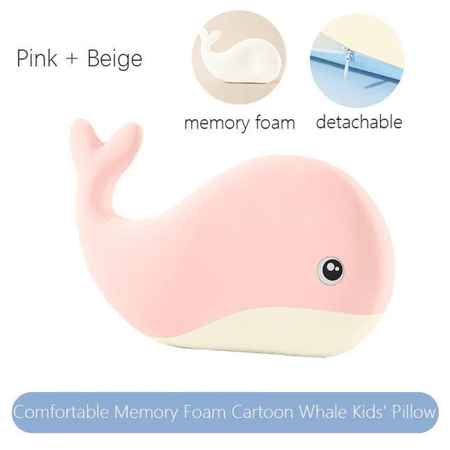 Cartoon Kids Pillow for Sleeping, Adjustable Kids Memory Foam Pillow for Bed Set, Breathable and Soft Pillows for Kids Boy Girl