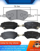 Per Wuling EV50 Binguo Hongguang Journey Pastiglia freno anteriore/Parti auto-28024