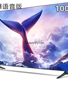 pg4565/70/75/85/100-Inch 4K HD LCD Intelligent Network Voice Home TV - Riparo82