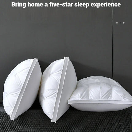 Comfortable Pillows for Sleeping 5-star Hotel Pillow Three-dimensional Soft Bilateral Washed Solid Color Pillow Sleeping Pillows