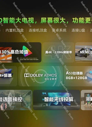 A55/60/6575/85/100 inch explosion-proof full screen ultra high definition Internet Protocol Television - Riparo82